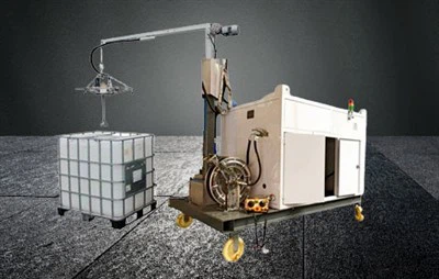 Mesin Hydro Blasting Pembersih Tangki IBC