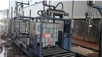 Sistem Pembersihan Otomatis Tangki IBC dengan Water Blasting